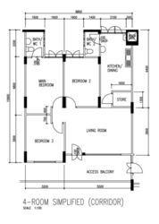 Blk 350 Woodlands Avenue 3 (Woodlands), HDB 4 Rooms #636876711